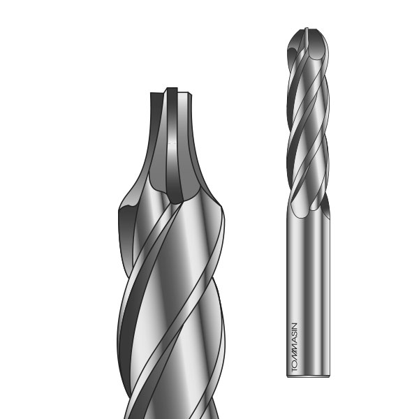 Cylindrical Cutters for Roughing and Finishing